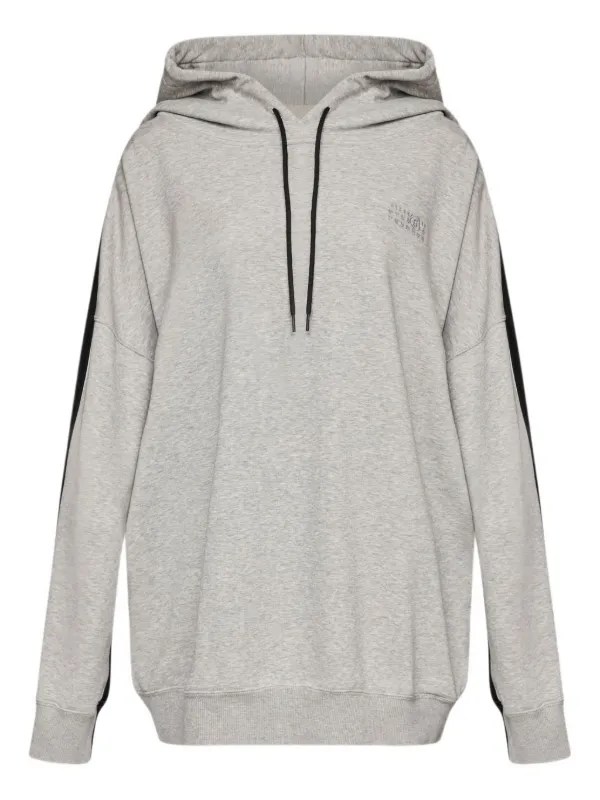 MM6 Maison Margiela ナンバーモチーフ パーカー | グレー