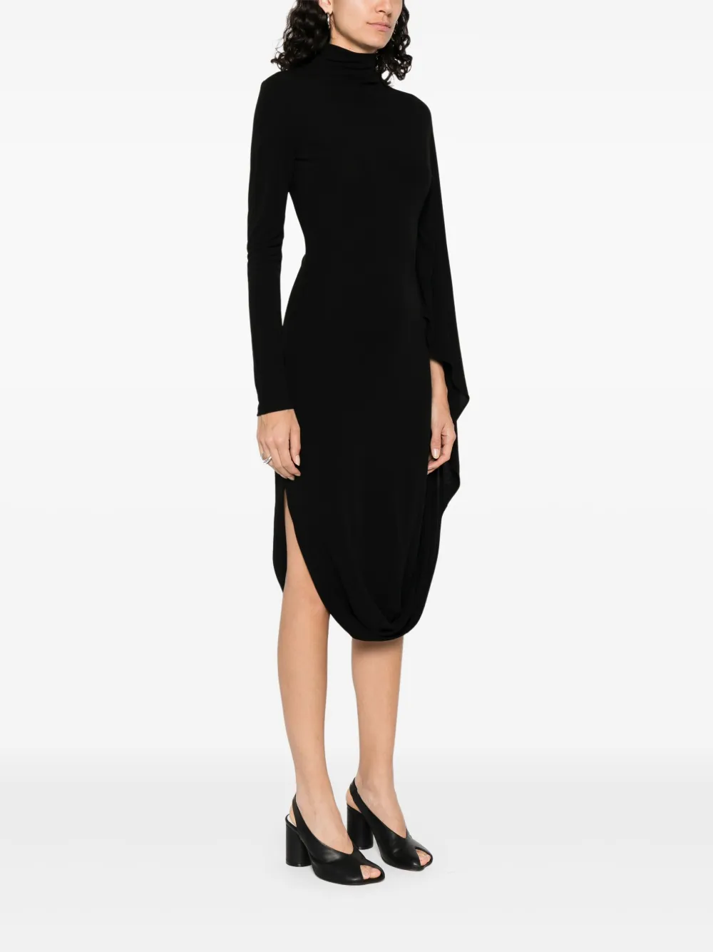 Stella McCartney Jurk met lange mouwen Zwart