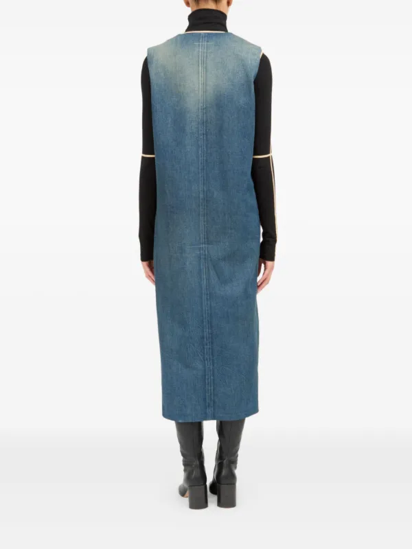 MM6 - MM6 Maison Margiela ベスト ドレス カットオフ サイズL MM6 Maison Margiela コットン ドレス | ブルー | FARFETCH JP