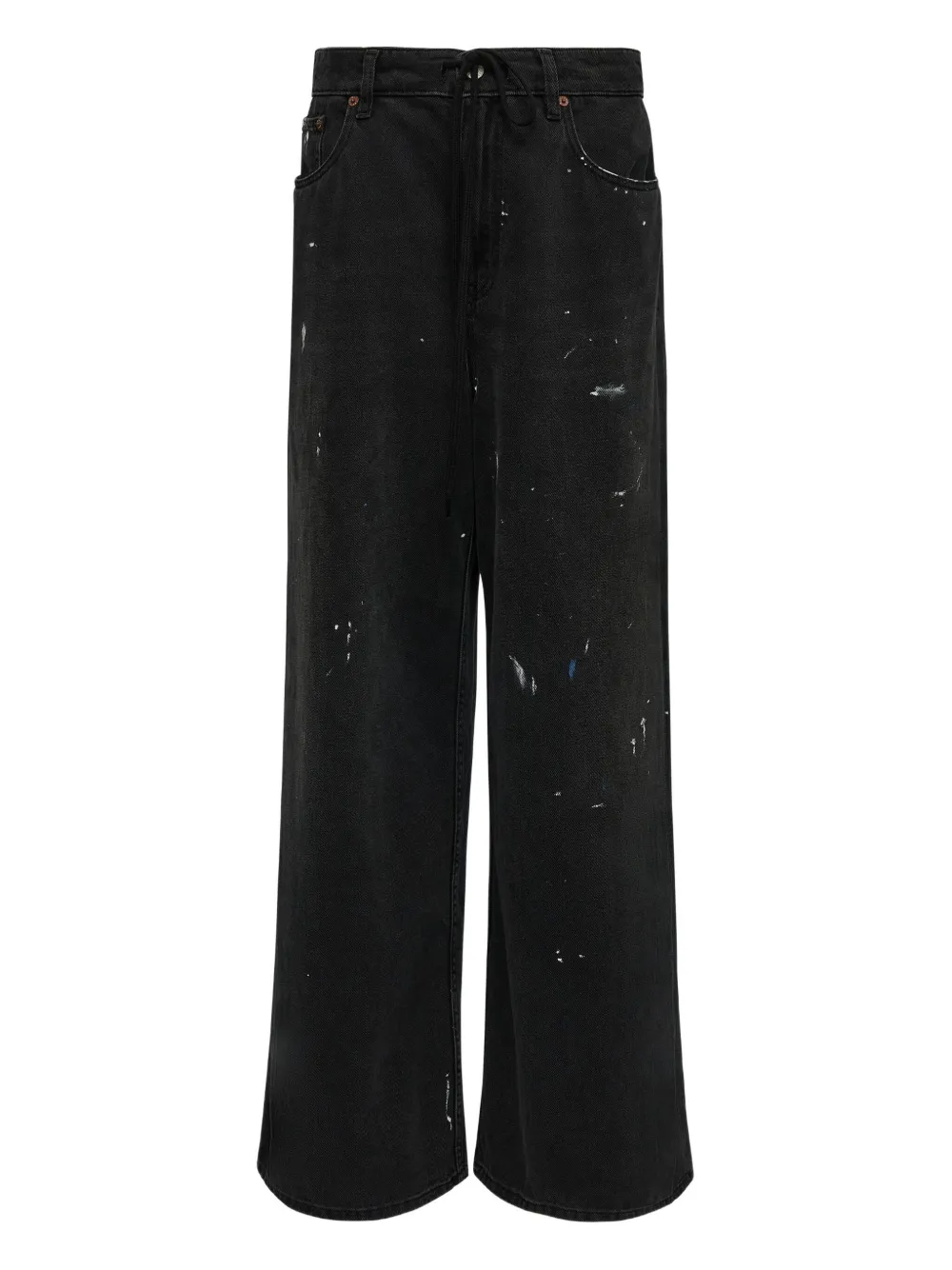 MM6 Maison Margiela コットン ジーンズ - ブラック MM6 Maison Margiela コットン ジーンズ - ブラック