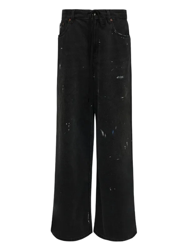 MM6 Maison Margiela コットン ジーンズ | ブラック | FARFETCH JP