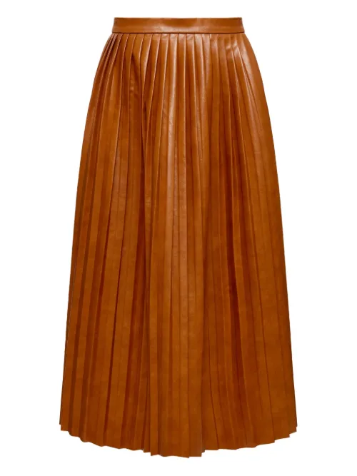 Jupe mi-longue à design plissé - MM6 Maison Margiela - Modalova