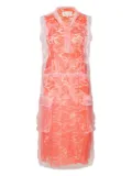 Maison Margiela layered midi dress - Orange