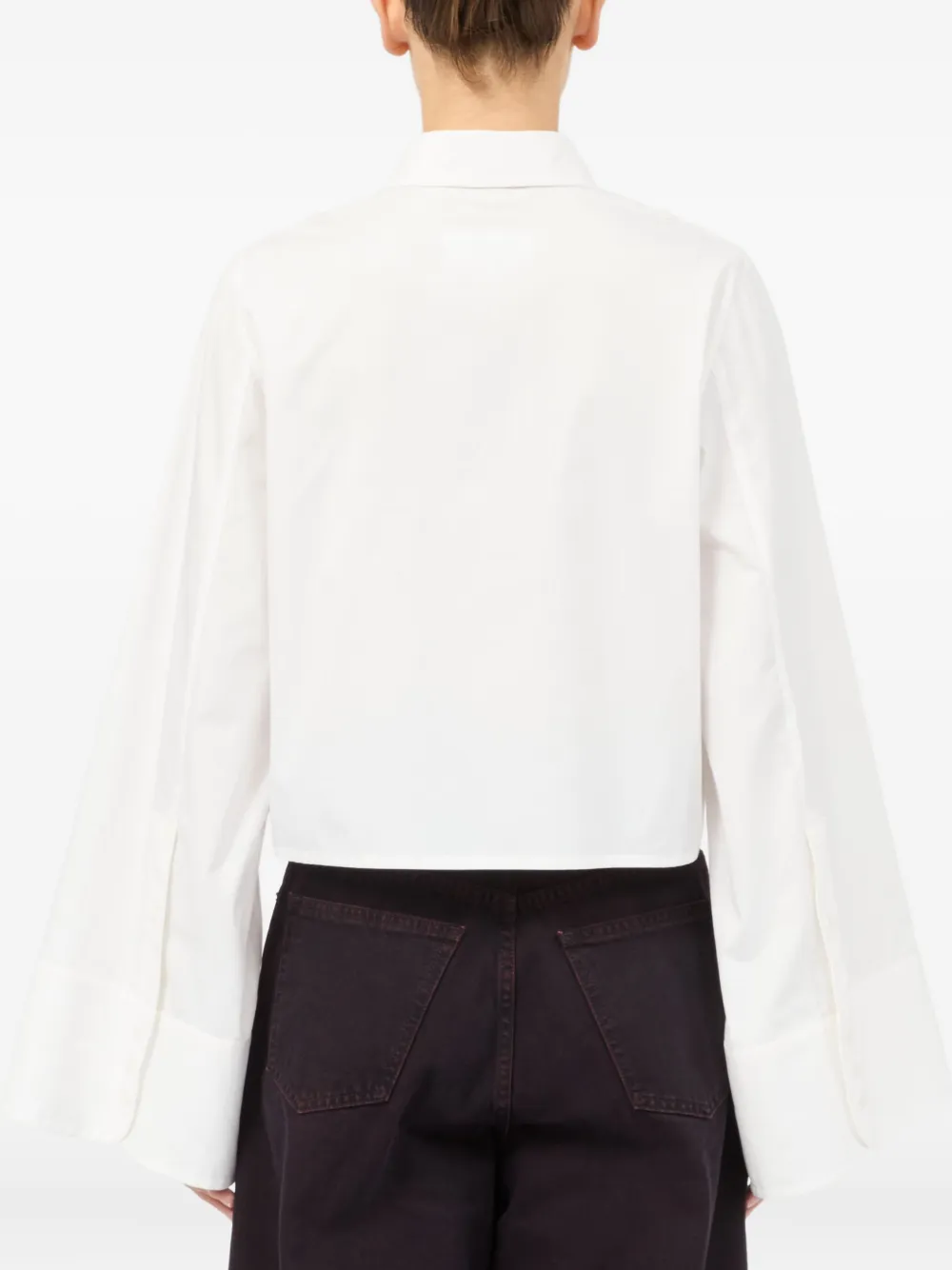 MM6 Maison Margiela Blouse met klokmouwen Wit