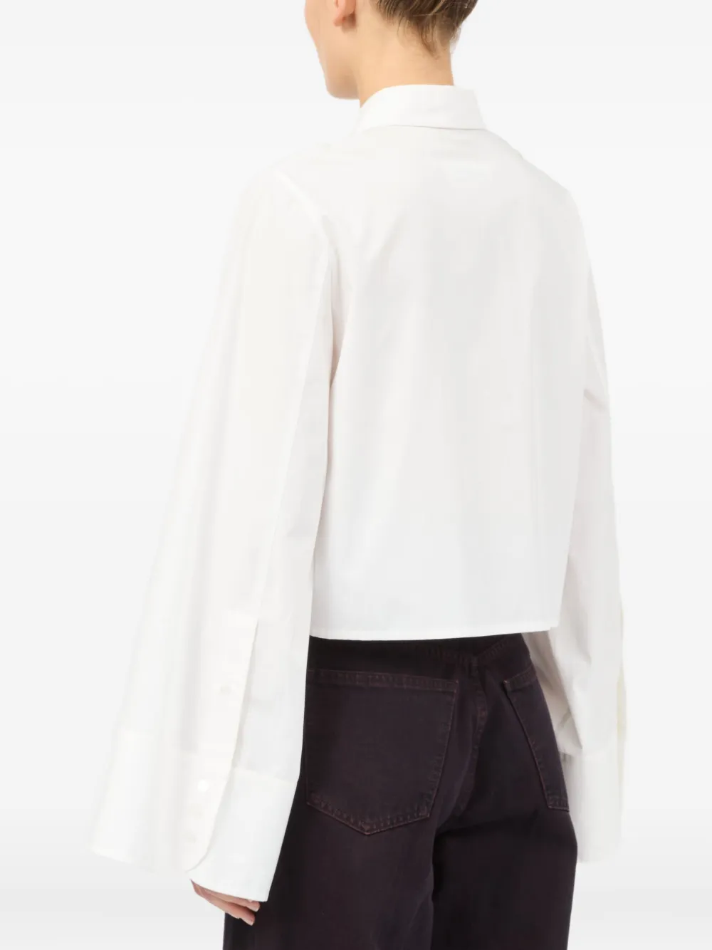 MM6 Maison Margiela Blouse met klokmouwen Wit