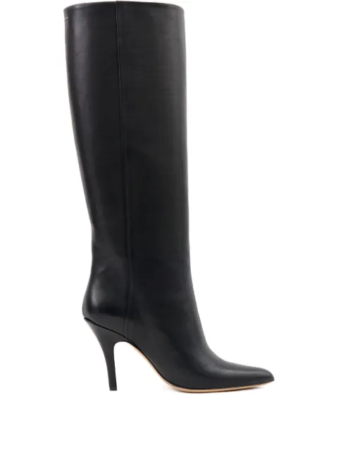 MM6 Maison Margiela leather knee-high boots 