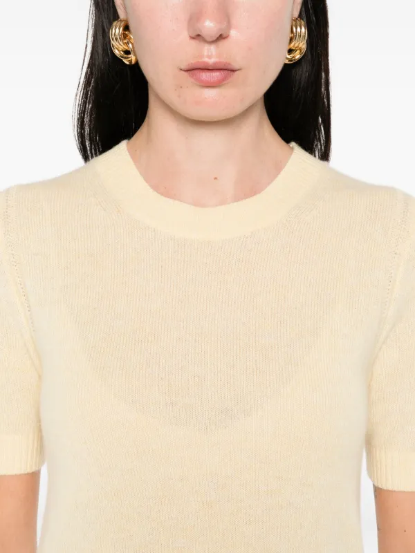 【関税込み】Guest in Residence イエロー セーター トップス Guest In Residence カシミア セーター | イエロー | FARFETCH JP