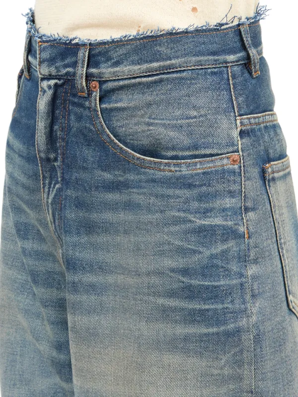 MM6 Maison Margiela wide-leg Jeans | Blue | FARFETCH MM6 Maison Margiela wide-leg Jeans | Blue | FARFETCH