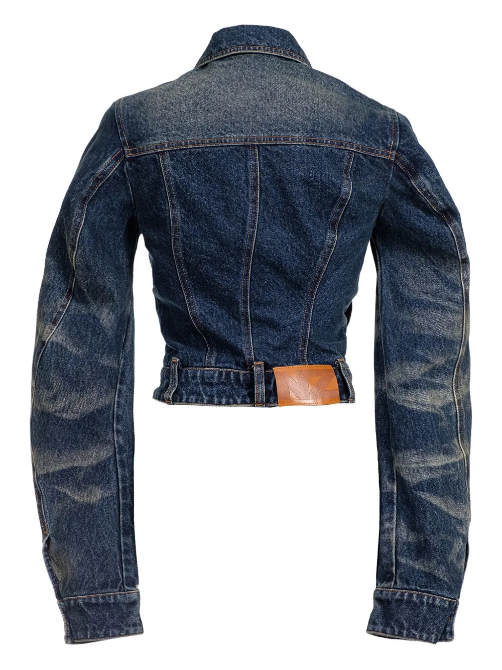 NATASHA ZINKO DENIM CROPPED JACKET 