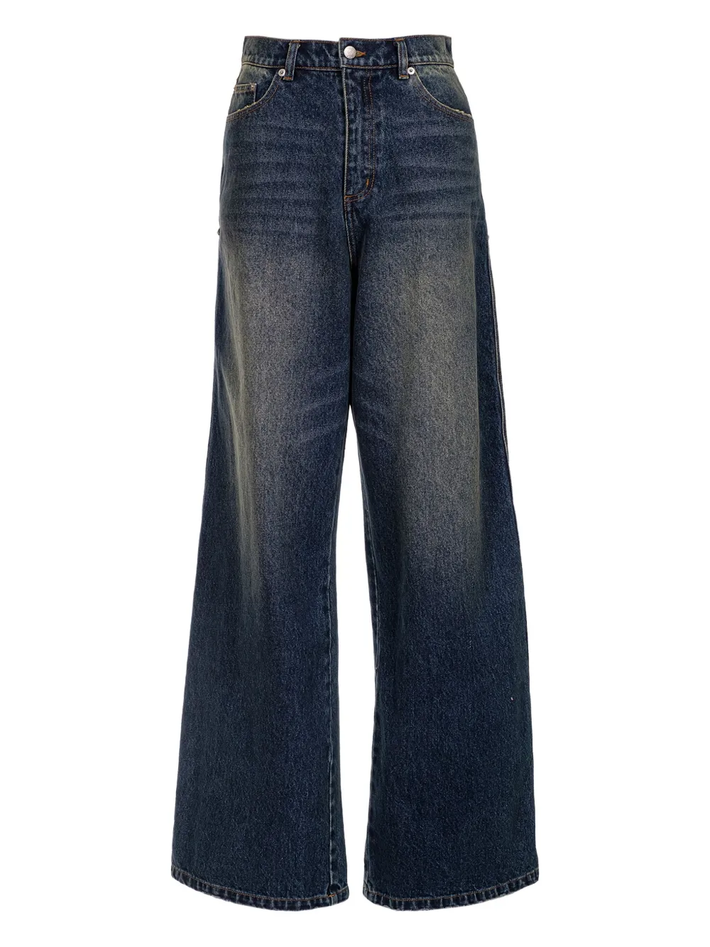 Natasha Zinko Jeans met bandjes Blauw