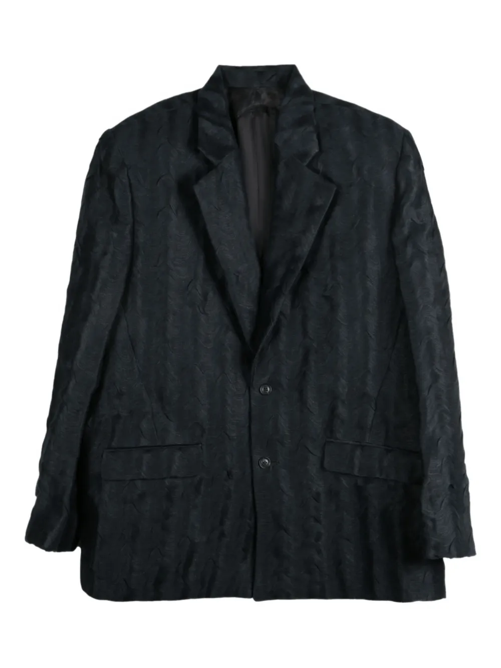 LGN LOUIS GABRIEL NOUCHI textured blazer - Nero