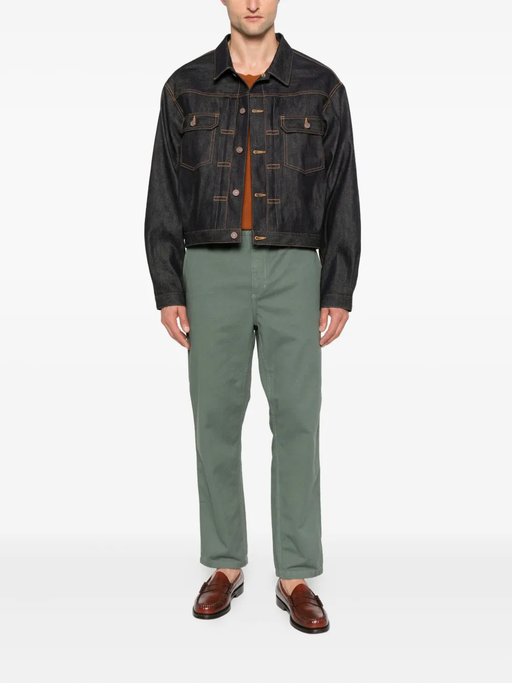 Carhartt WIP Broek met toelopende pijpen Groen