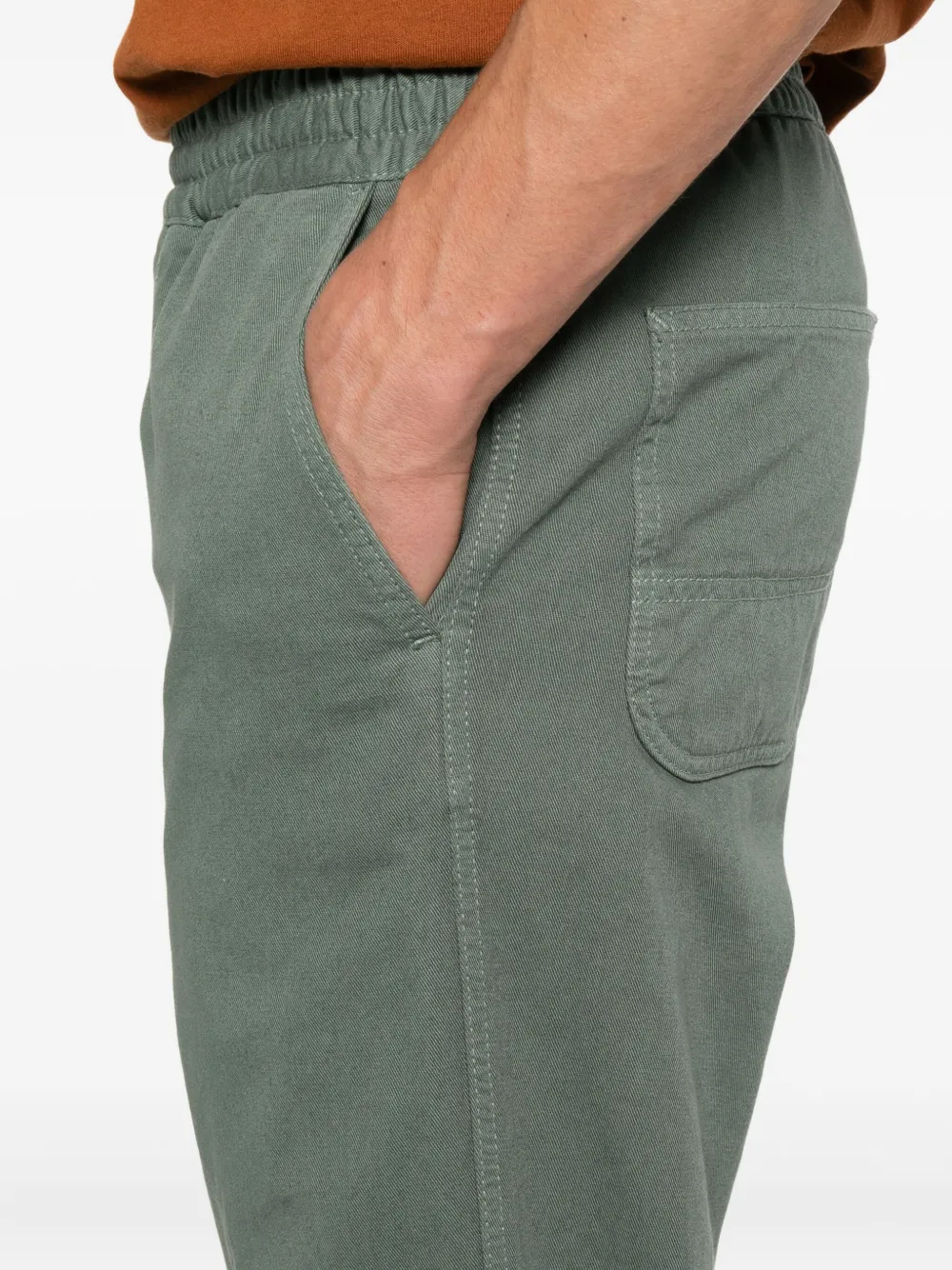 Carhartt WIP Broek met toelopende pijpen Groen
