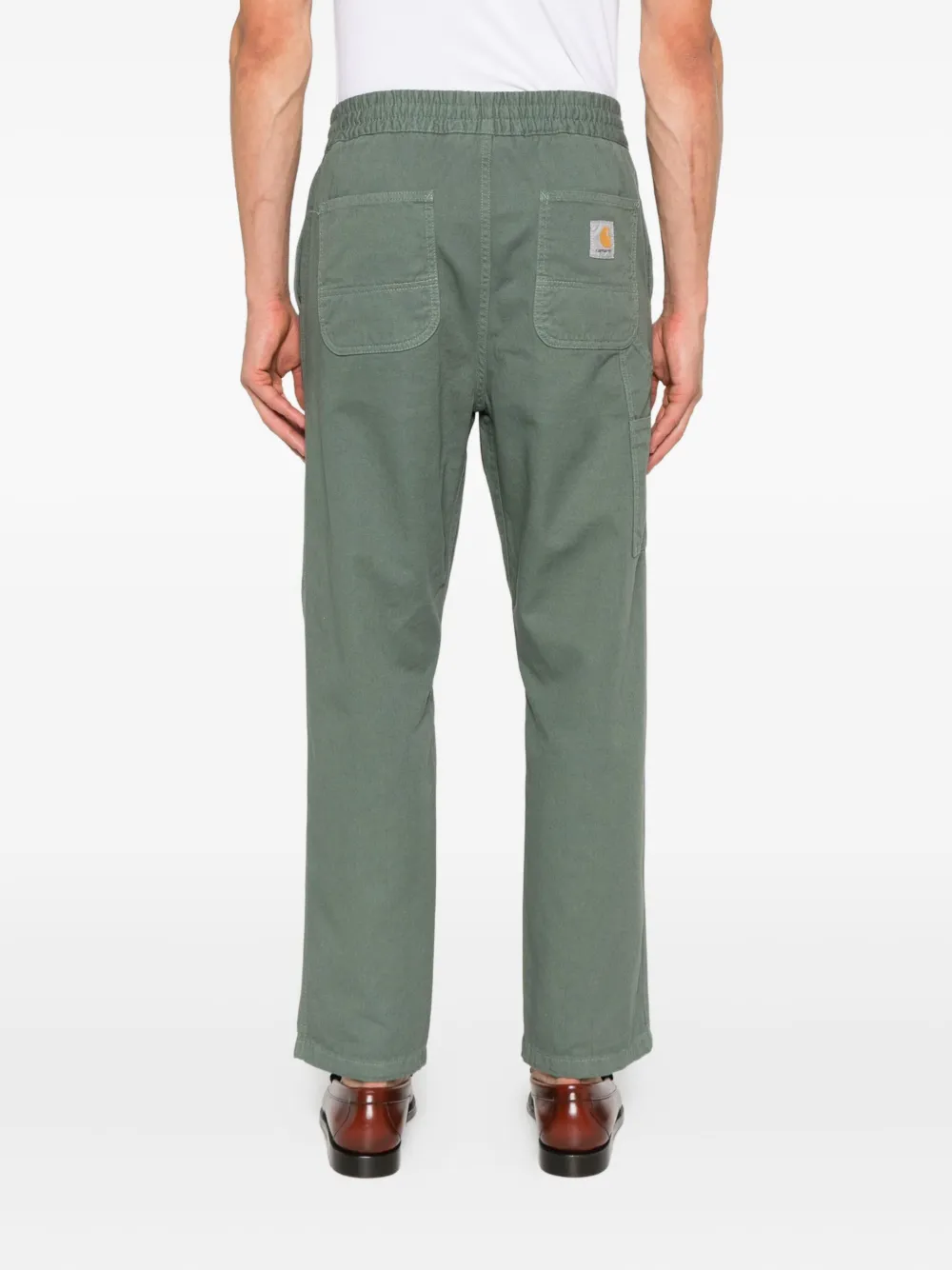 Carhartt WIP Broek met toelopende pijpen Groen