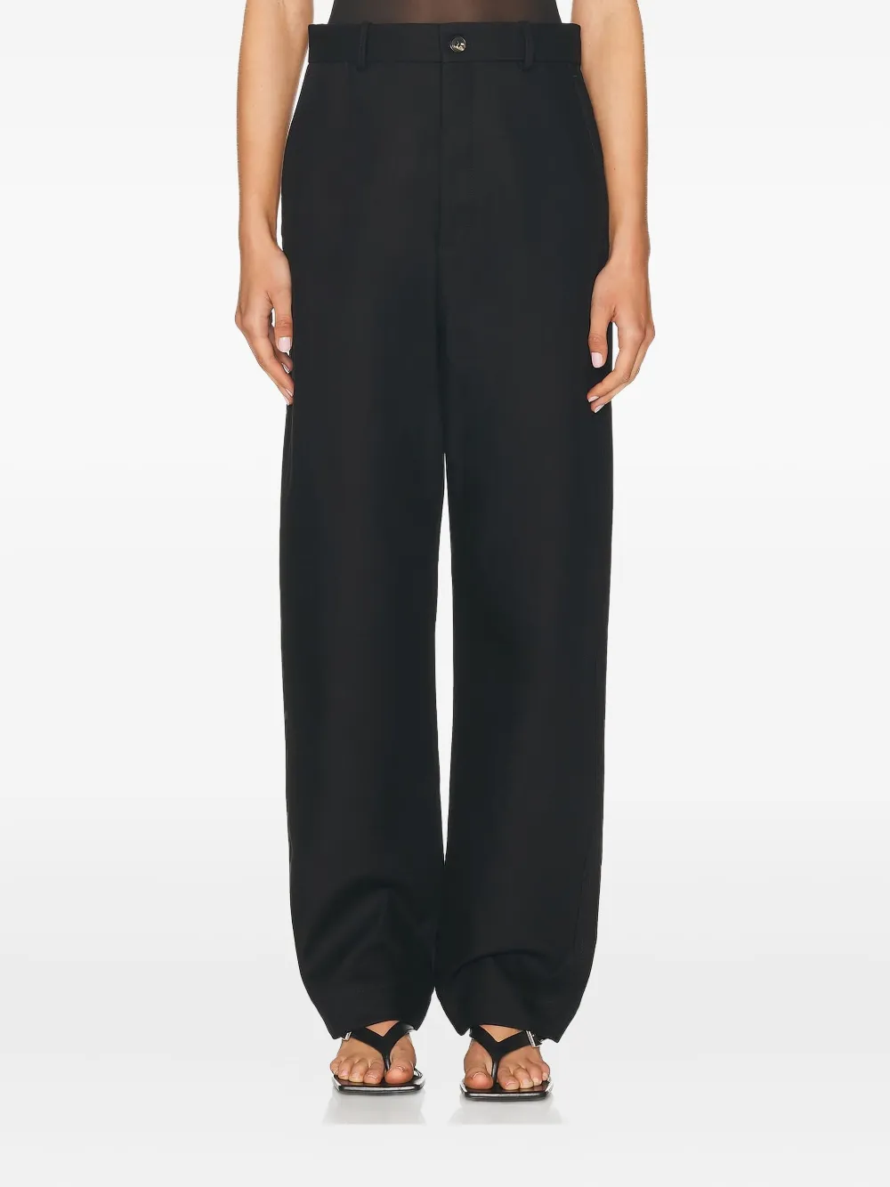 Wardrobe.nyc High-waisted Trousers In Black
