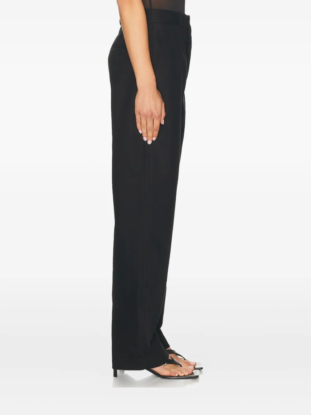Wardrobe.nyc High-waisted Trousers In Black