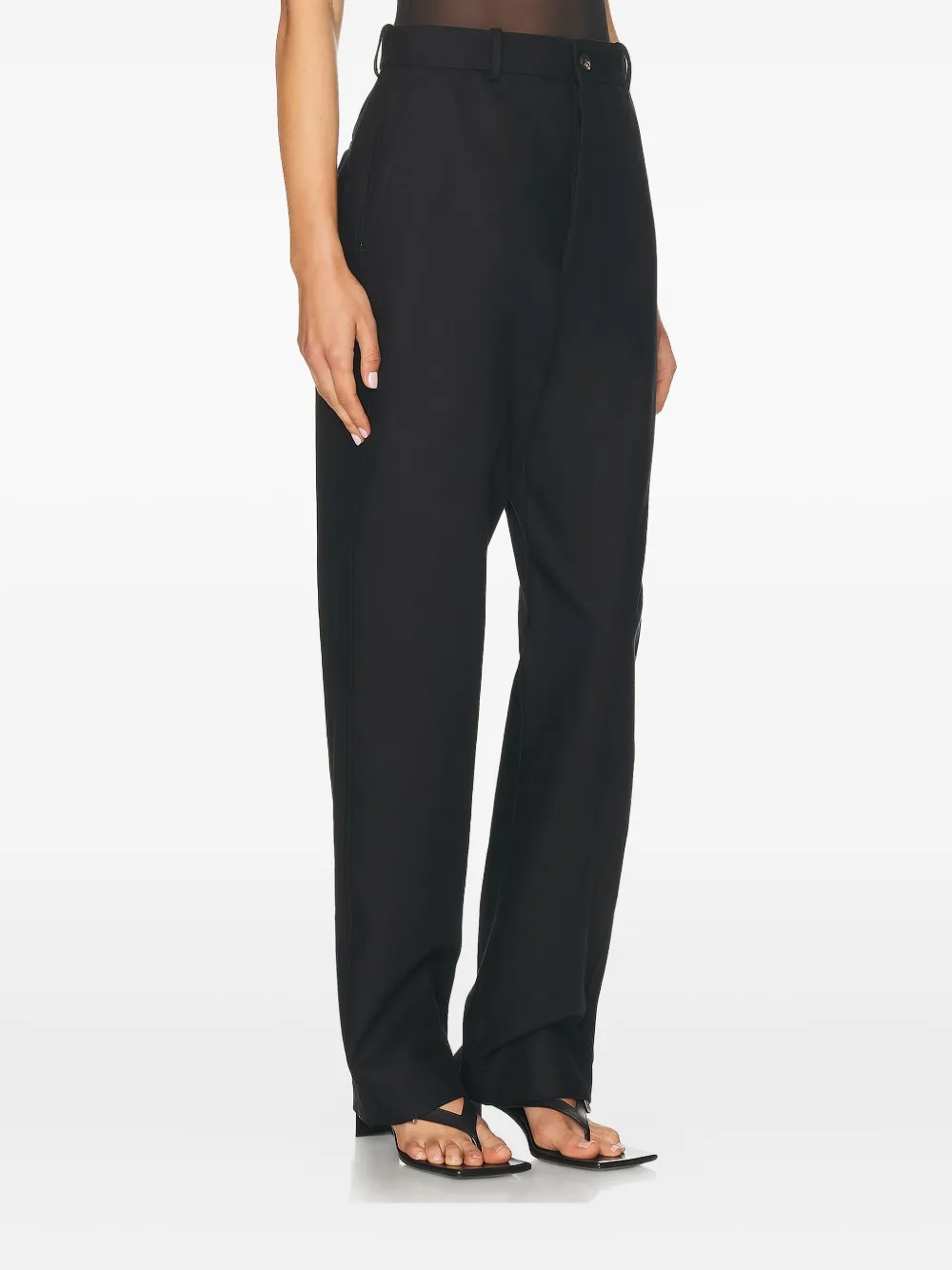Wardrobe.nyc High-waisted Trousers In Black