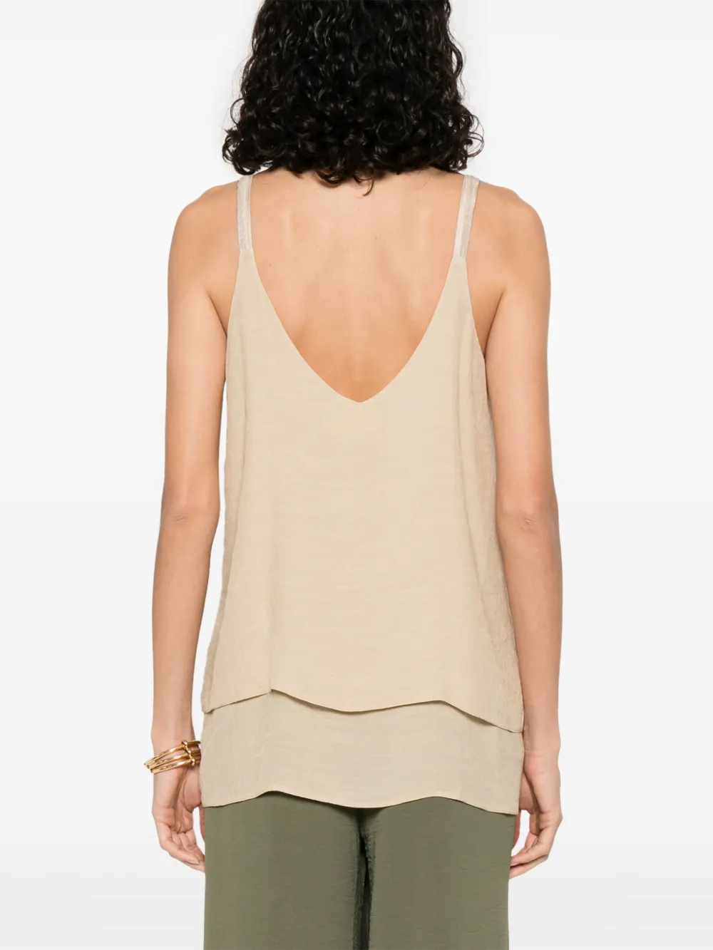 MOUTAKI SLUB-TEXTURE TOP
