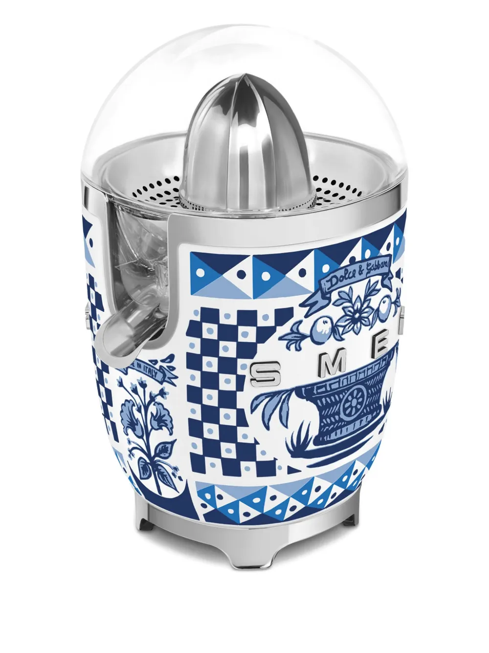 Dolce & Gabbana Casa x SMEG Blu Mediterraneo citrus juicer (28.1cm x 16.6cm) | Kitchen Appliances | Image 2