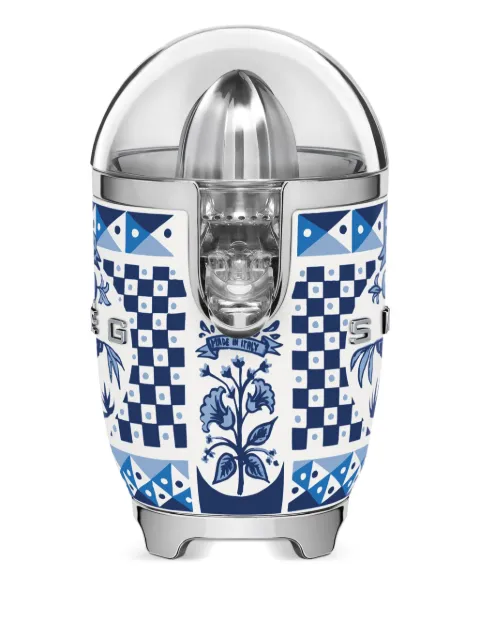 Dolce & Gabbana Casa x SMEG Blu Mediterraneo citrus juicer (28.1cm x 16.6cm)
