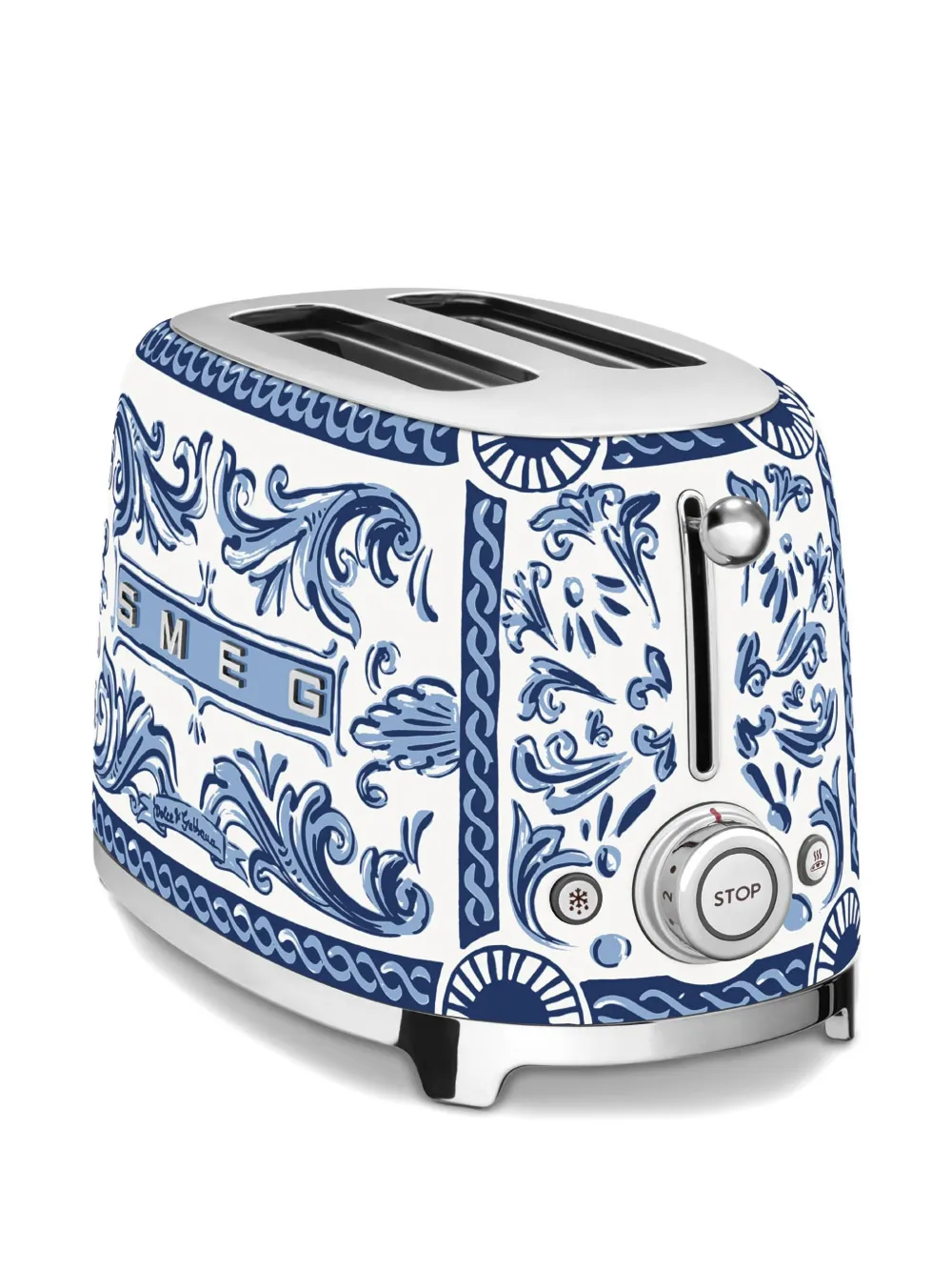 Dolce & Gabbana Casa x SMEG Blu Mediterraneo toaster (19.8cm x 31cm) | Kitchen Appliances | Image 2