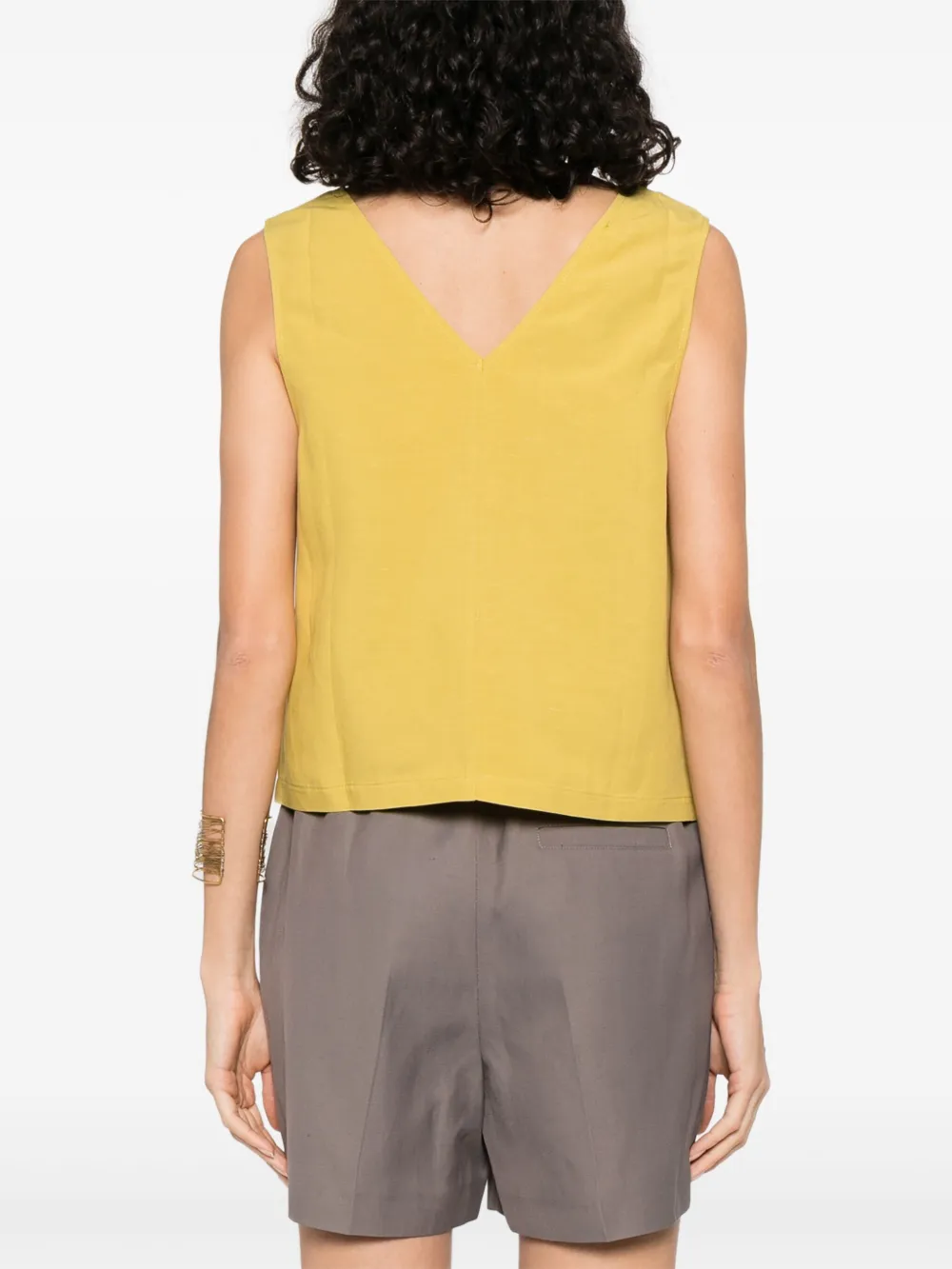 MOUTAKI COTTON-LINEN TOP 