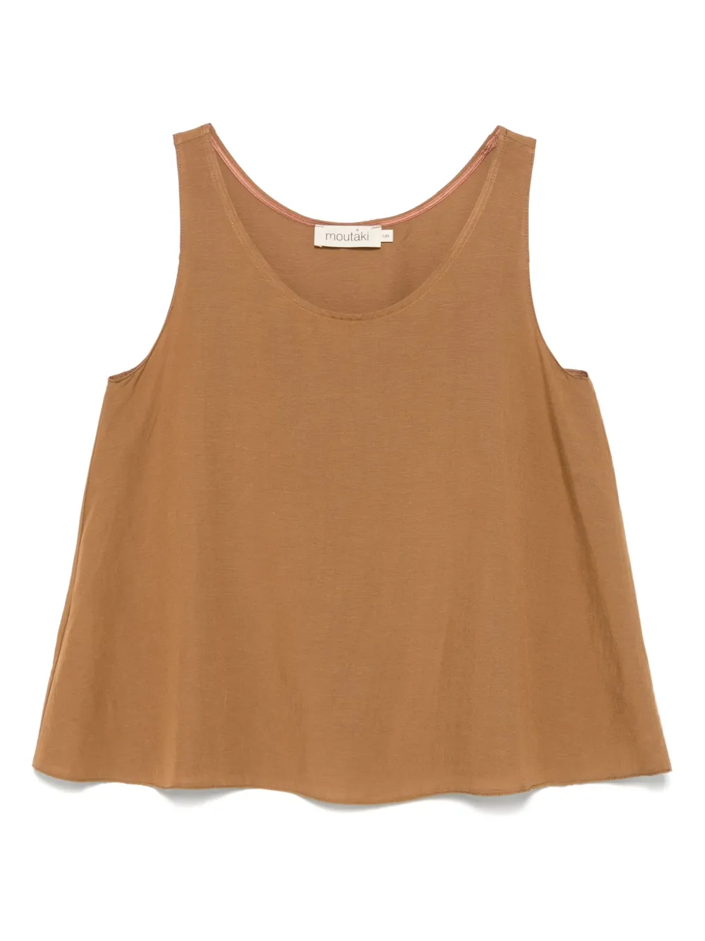 MOUTAKI slub-texture top | marrón | Image 1
