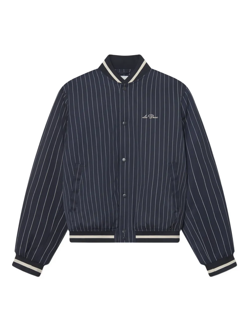 Les Deux Tech Varsity bomber jacket | Blue | Image 1