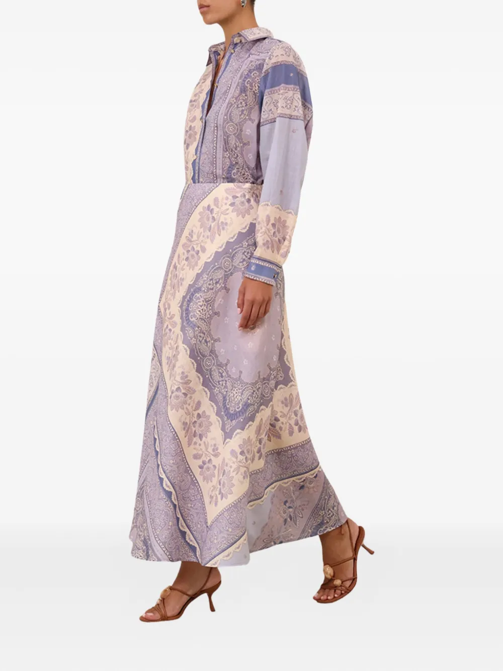ZIMMERMANN mix-print button-up shirt | Shirts | Image 2