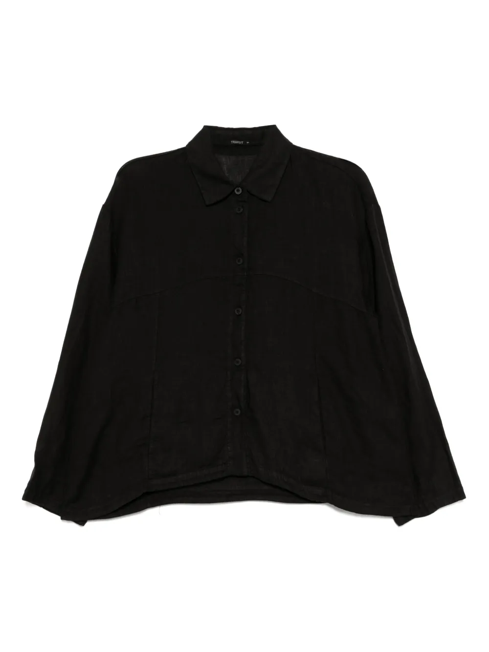 Transit long-sleeved shirt Zwart