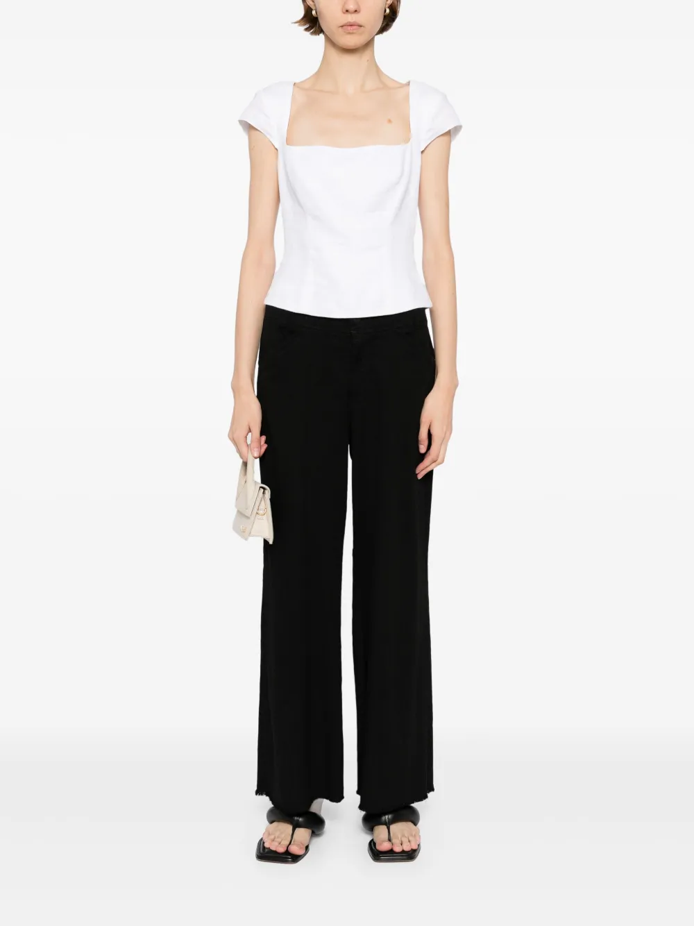 Transit wide-leg trousers - Zwart