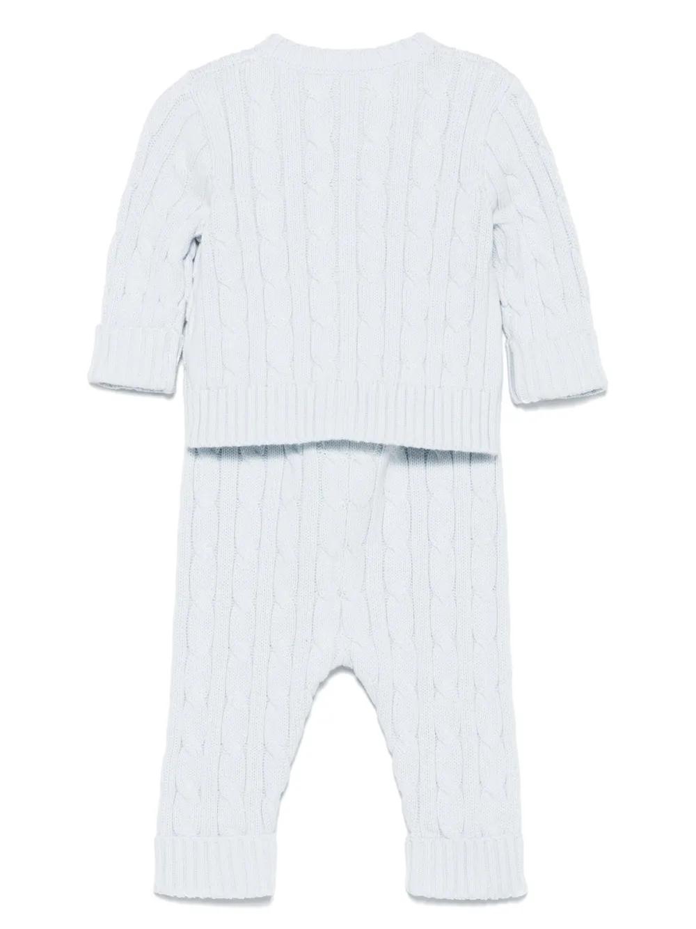 POLO RALPH LAUREN KIDS cotton trouser set Blauw