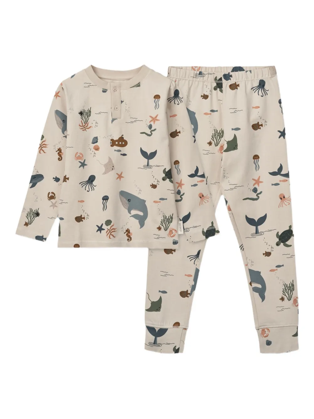 Liewood graphic-print trouser set | Neutrals | Image 1
