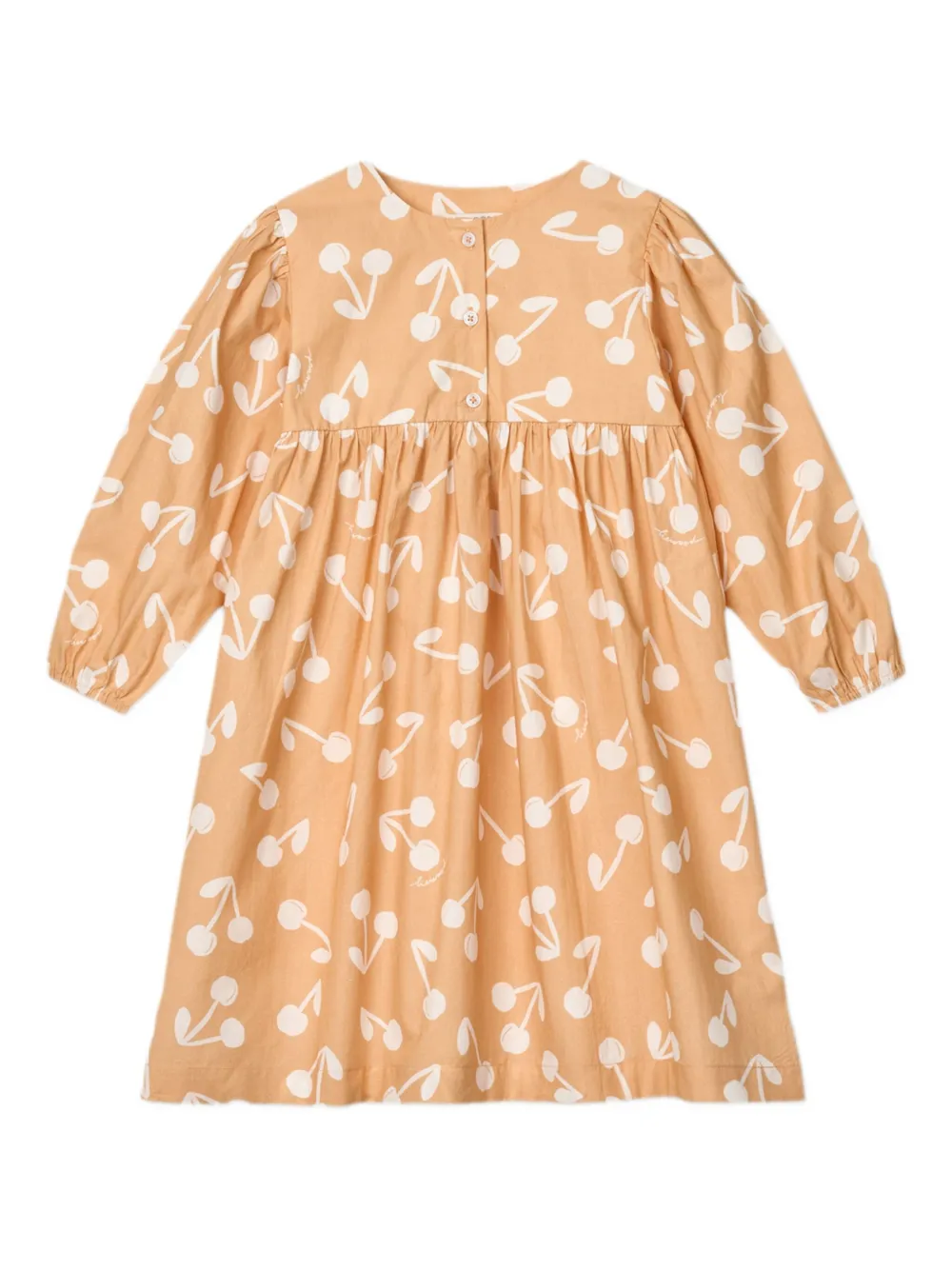 Liewood logo-print dress - ニュートラル Liewood logo-print dress - ニュートラル