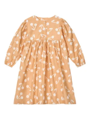 Bonpoint チェリープリント ワンピース | ニュートラル | FARFETCH JP