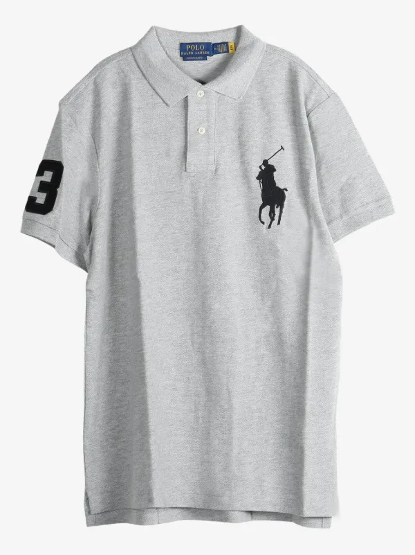 Polo Ralph Lauren Big Pony Polo Shirt | Grey | FARFETCH JO