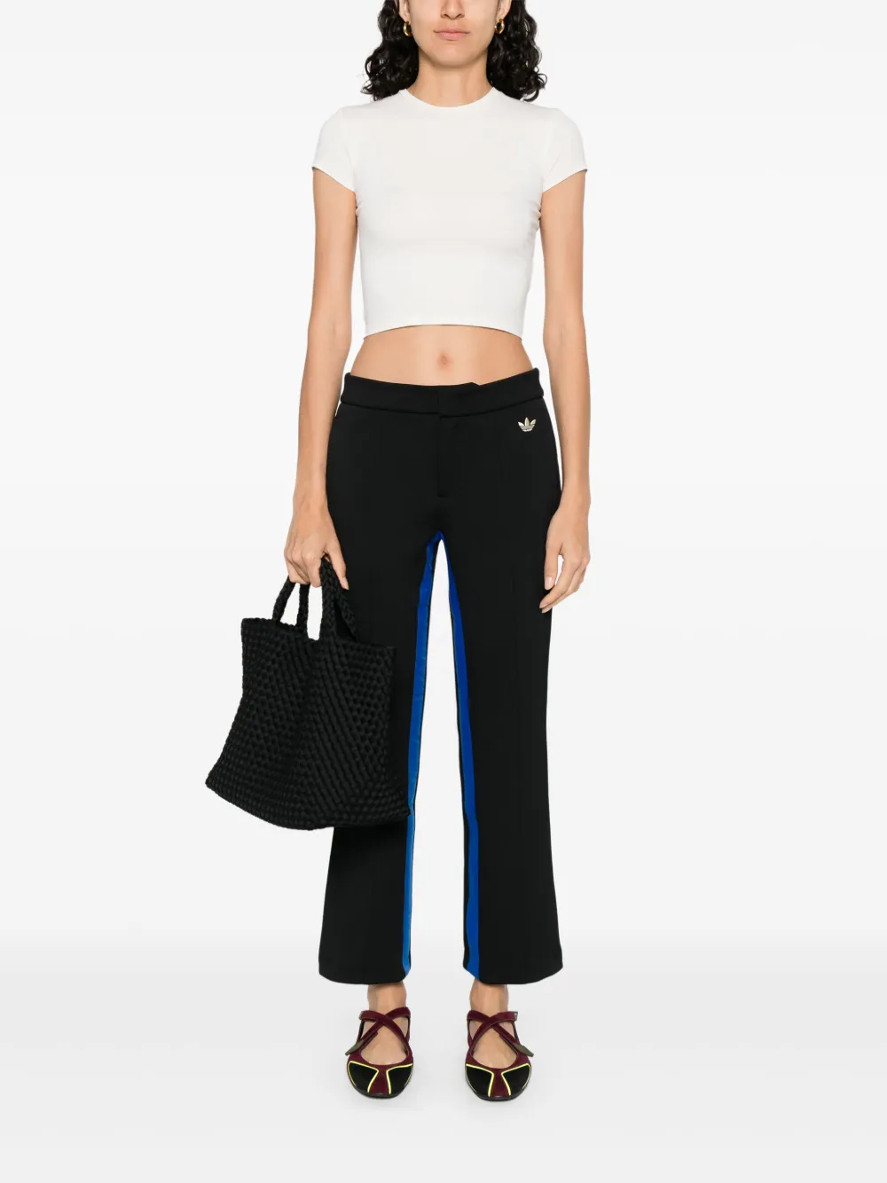adidas Piqué broek Zwart