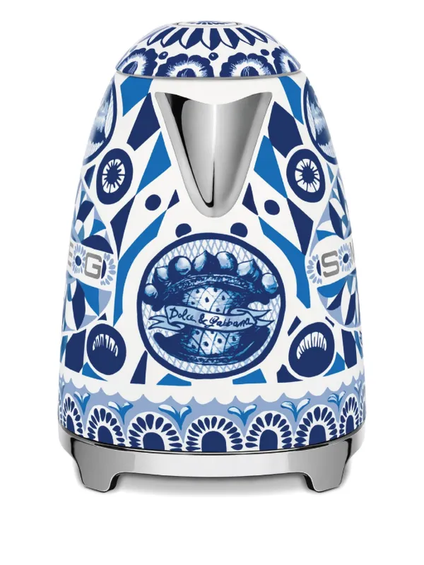 Dolce Gabbana Casa x SMEG Blue Mediterraneo Kettle
