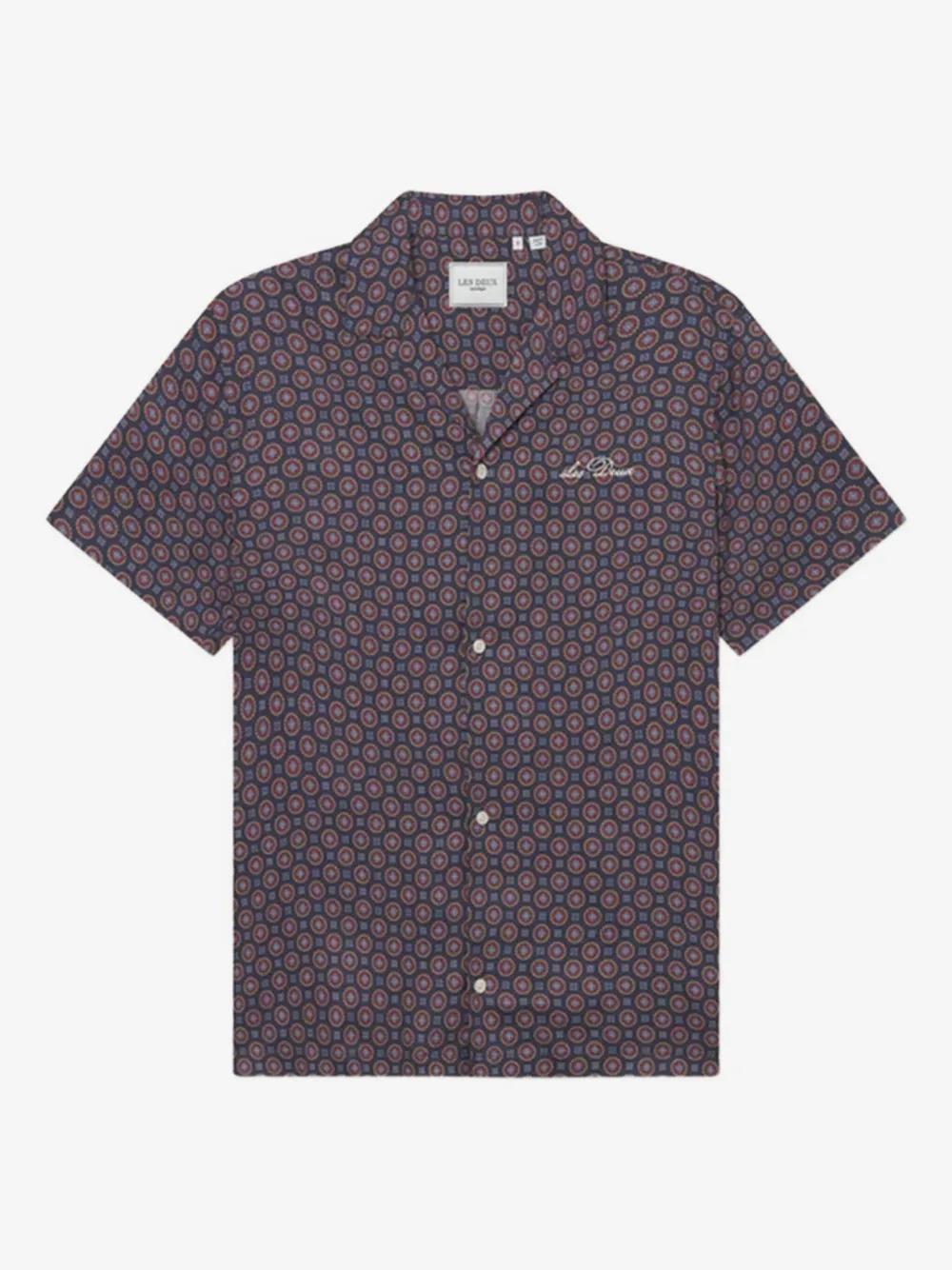 Les Deux geometric-pattern shirt | Blue | Image 1