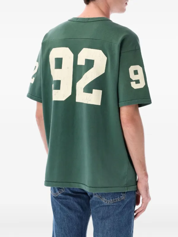 Polo Ralph Lauren number-print V-neck T-shirt | Green | FARFETCH