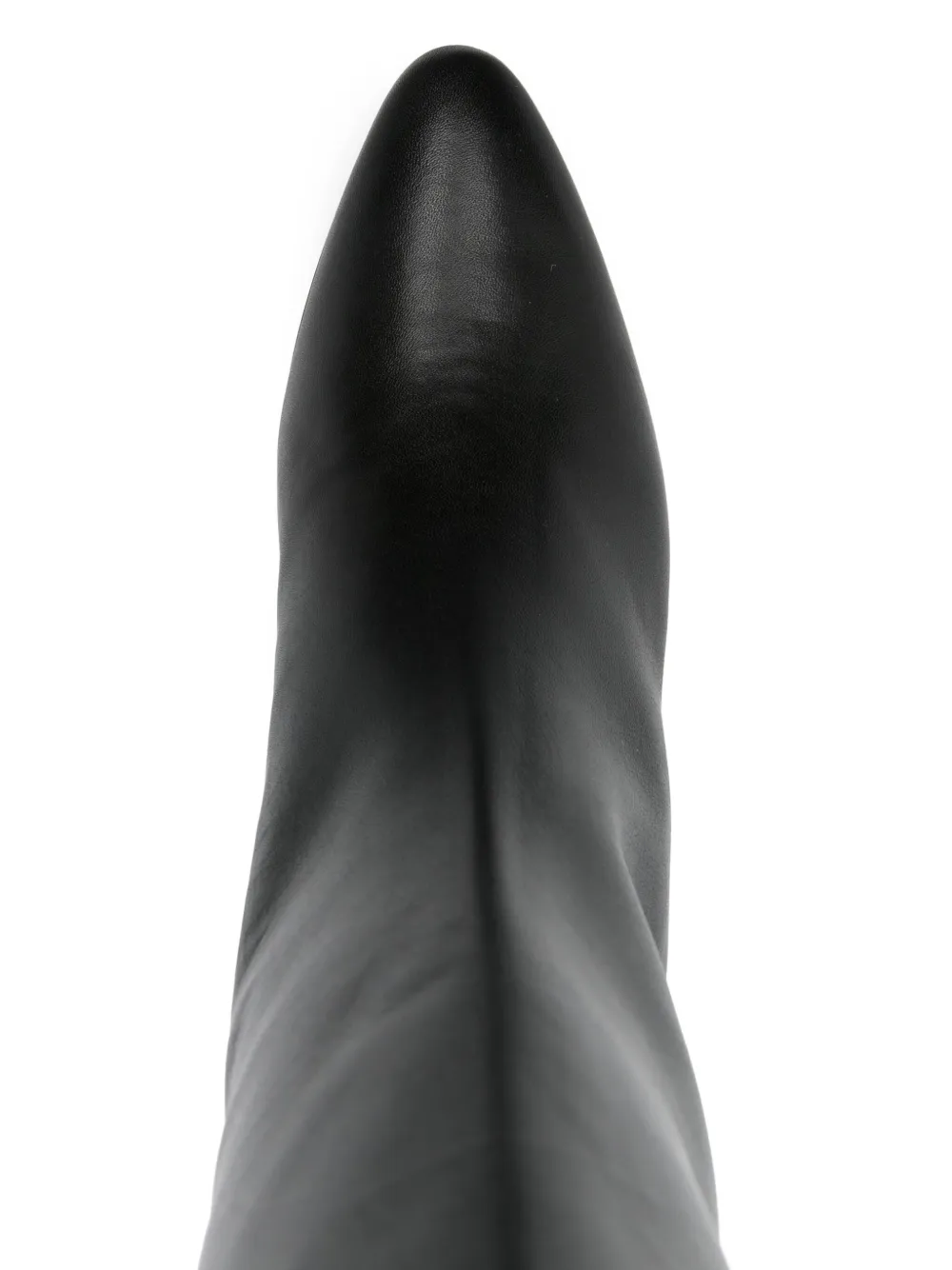 Manolo Blahnik 50mm leather knee-high boots Black