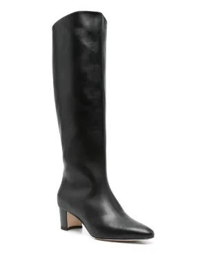 セレブ愛用ブランド【Manolo Blahnik】レザーミッドカーフブーツ セレブ愛用ブランド【Manolo Blahnik】レザーミッドカーフブーツ