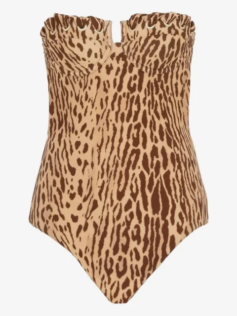 ZIMMERMANN leopard-print swimsuit