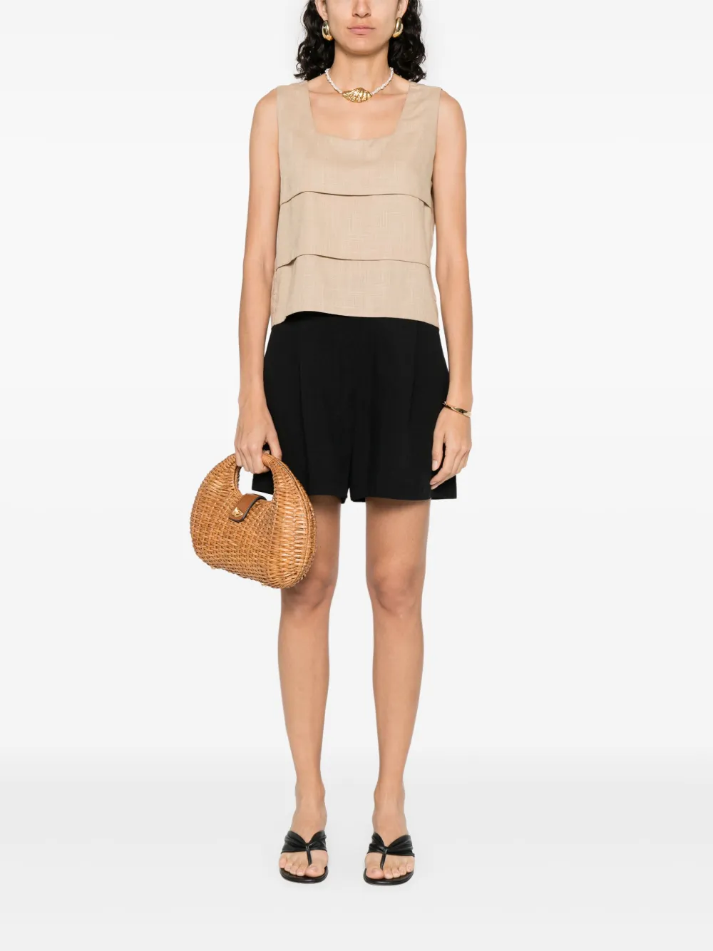 MOUTAKI PANELLED TOP 