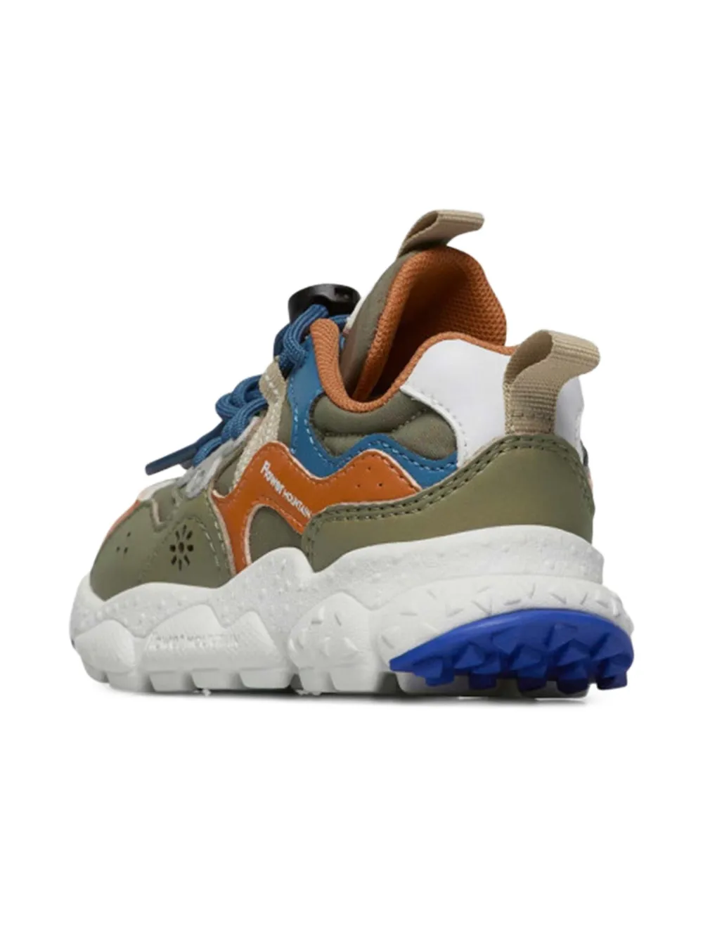 FLOWER MOUNTAIN KIDS logo-print sneakers Green