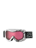 SALICE shield-frame ski goggles - White