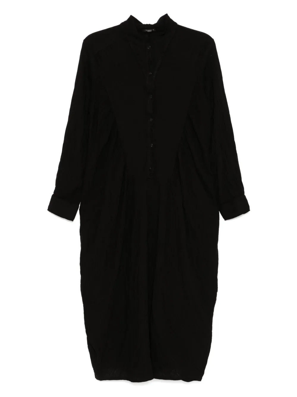Transit long flared dress Zwart