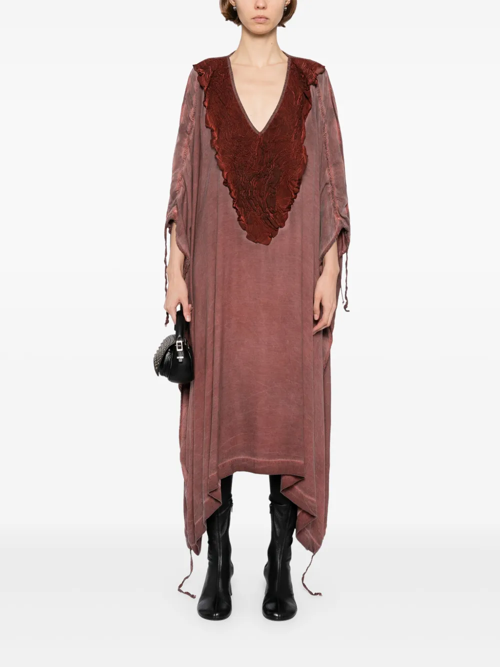 Isaac Sellam Experience V-neck dress - Rood