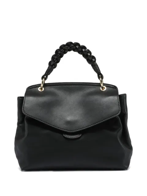 Officine Creative bolso satchel con asa tejida