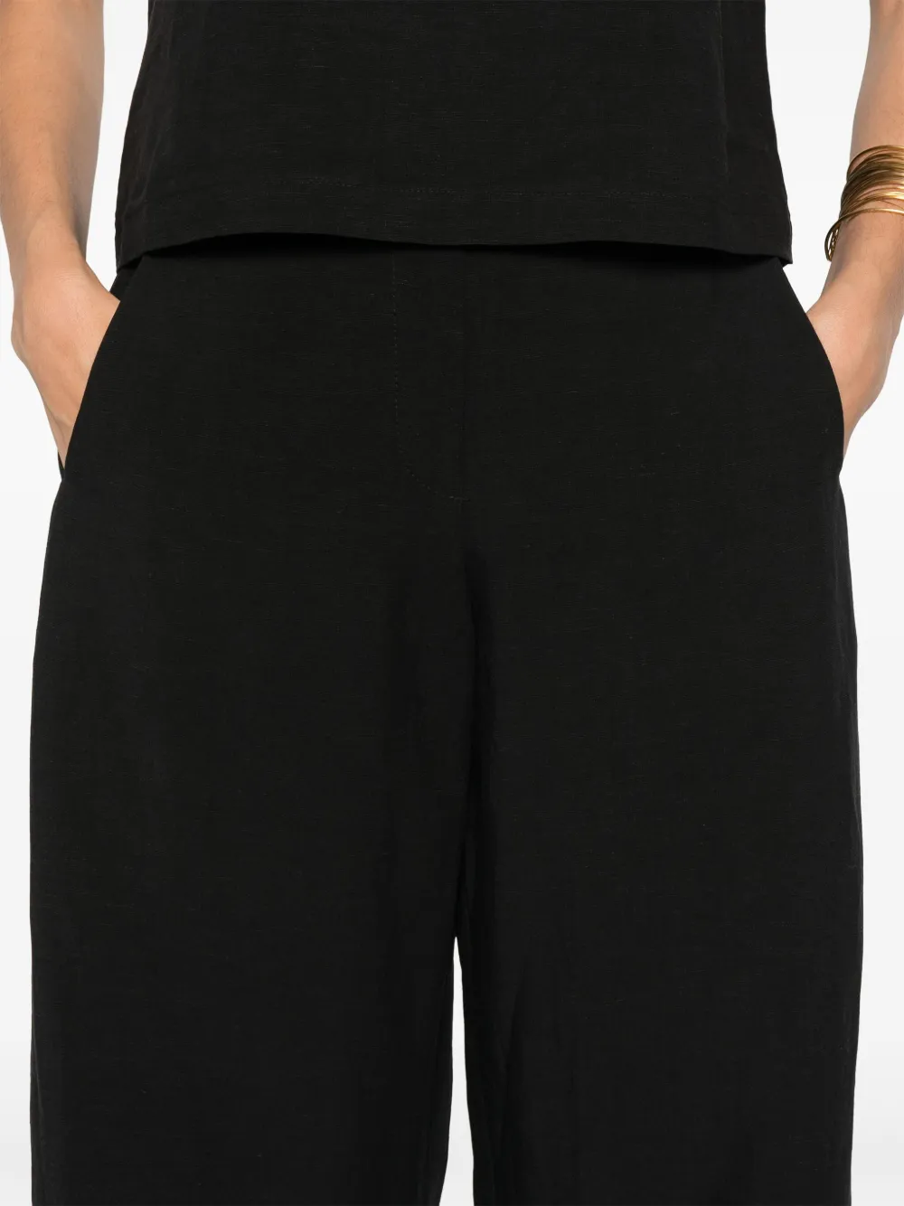 MOUTAKI HIGH-WAISTED TROUSERS